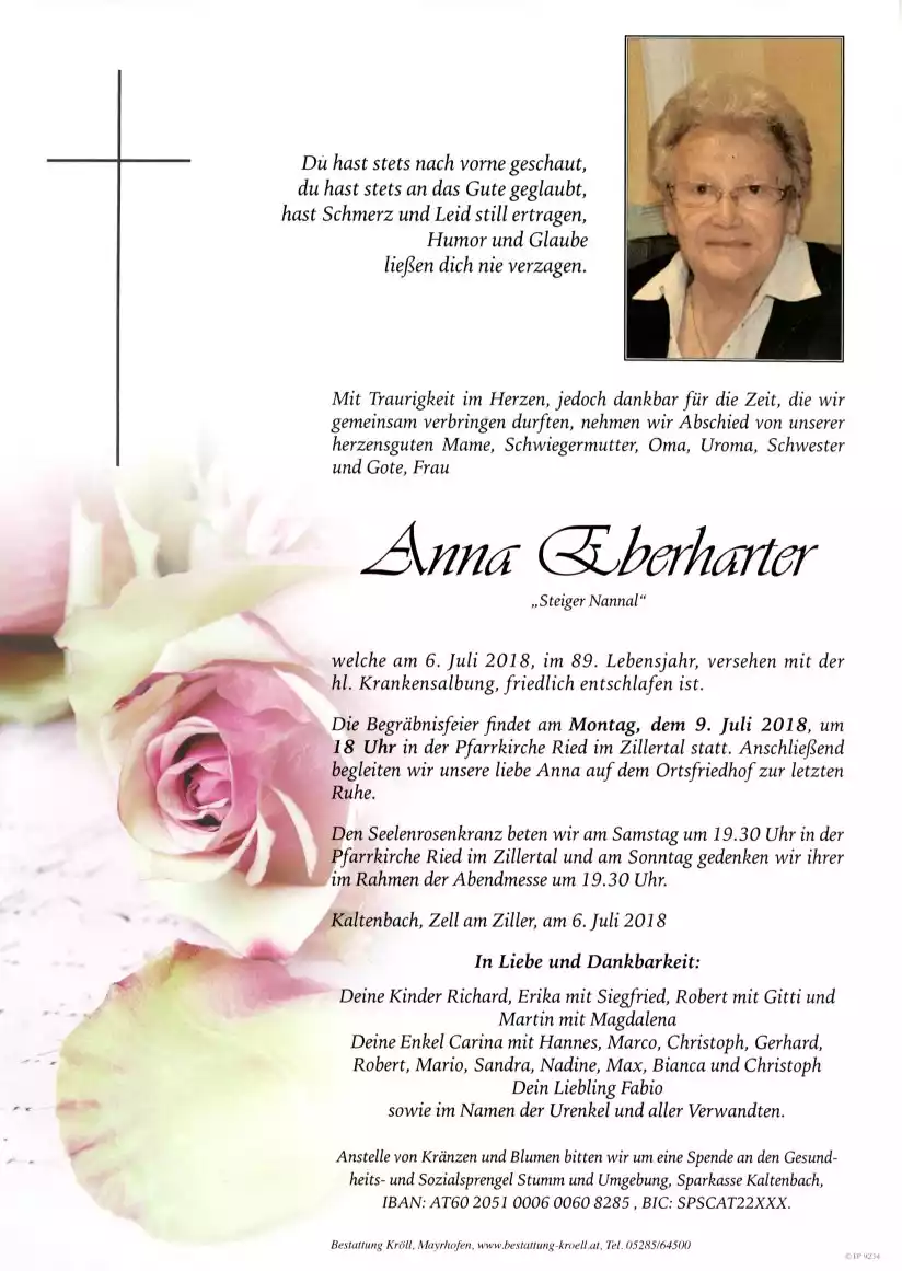 Parte von Anna Eberharter